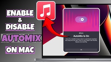 MacOS Tahoe 26 - How To Enable / Disable AutoMix On Mac | Turn On/Off AutoMix in Apple Music On Mac