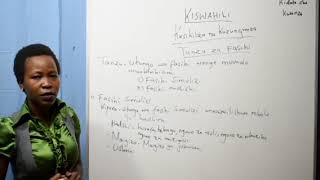 Form 1 -  Kiswahili (Tanzu Za Fasihi)