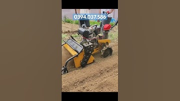 Máy xới đất. cắt cỏ trục băm động cơ dầu 178F.