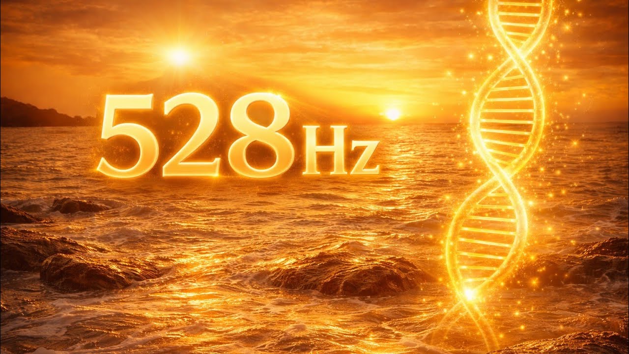 528 Hz + Olas | La Frecuencia del AMOR para Sanar, Dormir y Atraer ...