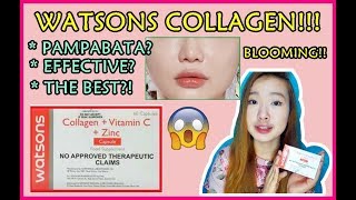 PAMPABATANG WATSONS COLLAGEN+VITAMIN C+ZINC REVIEW ||CharmzDiary