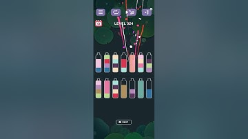 water sort puzzle -sort color puzzle game level 324