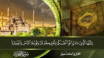القرآن الكريم | سورة التحريم | القارئ أسامة سيار