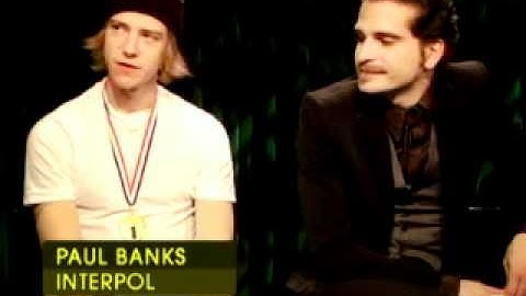 Interpol - Interview with Paul Banks & Carlos D