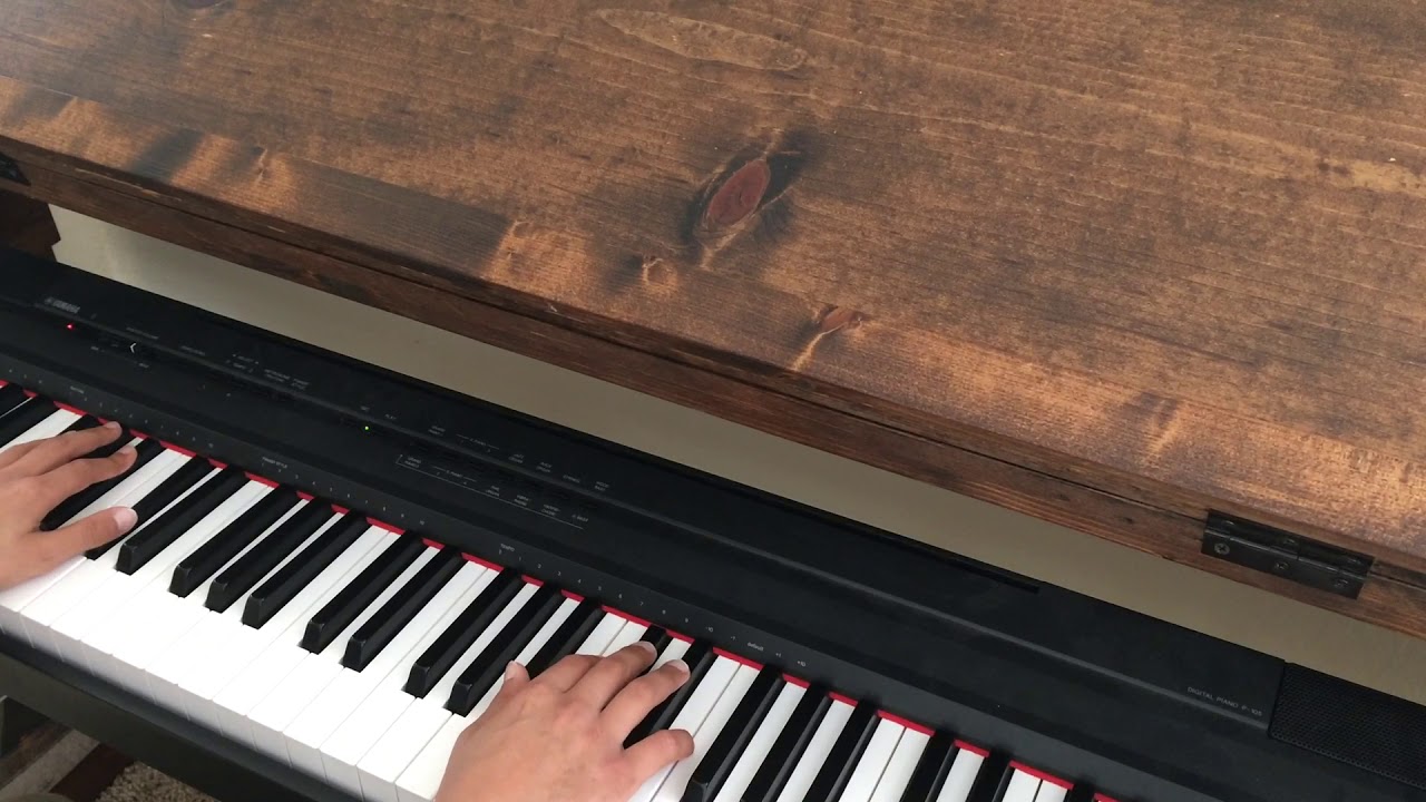 XXXTENTACION- the remedy for a broken heart Piano Cover