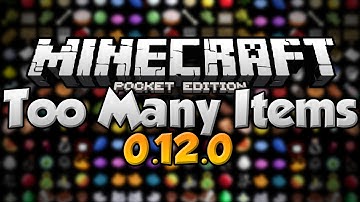 TOO MANY ITEMS for 0.12.0!!! - Inventory Editor for MCPE - Minecraft PE (Pocket Edition)