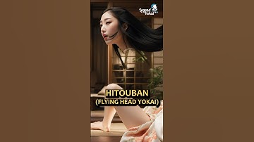 Legend Yokai - Hitouban (Flying Head Creature) Japanese Mythology #scarystories #shorts #mythology