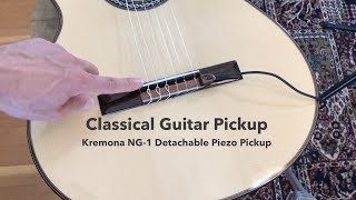 Amumu Soundhole Undersaddle & Microphone Dual Source Acoustic Guitar Pickup 