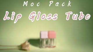 2.5ml Square Lip Gloss Tube Clear Lip Glaze Tube