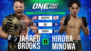 Explosive MMA Brawl  Jarred Brooks vs. Hiroba Minowa Was Wild