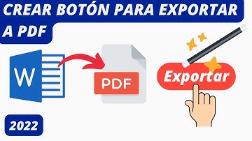 WORD: CREAR BOTÓN PARA EXPORTAR A PDF