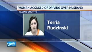 Racine County woman arrested for hitting husband with her car
