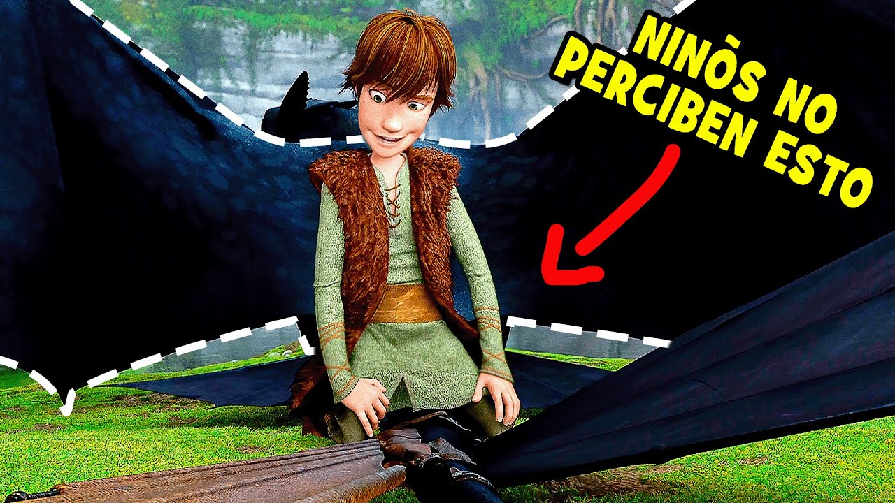 Detalles de CÓMO ENTRENAR A TU DRAGÓN que Sólo los ADULTOS Perciben!