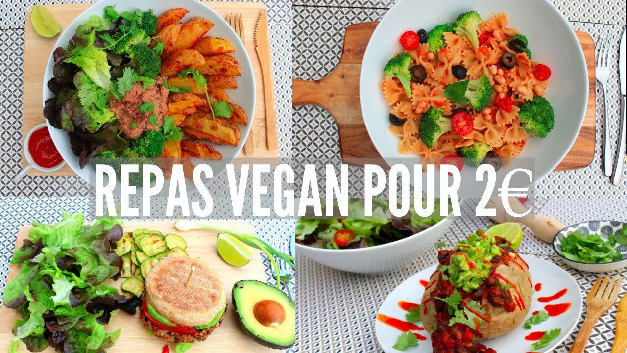 4 Repas Vegan Pour Petit Budget 2 Youtube