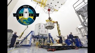 CRS-18 International Docking Adapter 3 Installation into SpaceX Dragon Trunk