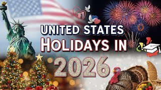 United States all holidays 2026