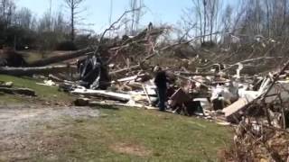 Raw footage of tornado aftermath in Cumberland County