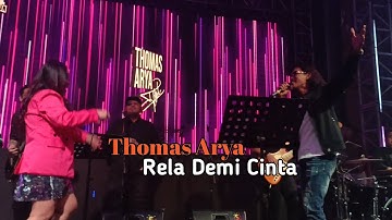 Thomas Arya - Rela Demi Cinta (LIVE Stasiun Rindu) Tunjungan Plaza