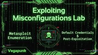 Exploiting Misconfigurations Lab | Metasploit Enumeration, Default Credentials &amp; Post-Exploitation