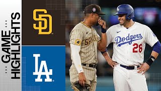 Padres vs. Dodgers Game Highlights (9\/11\/23) | MLB Highlights
