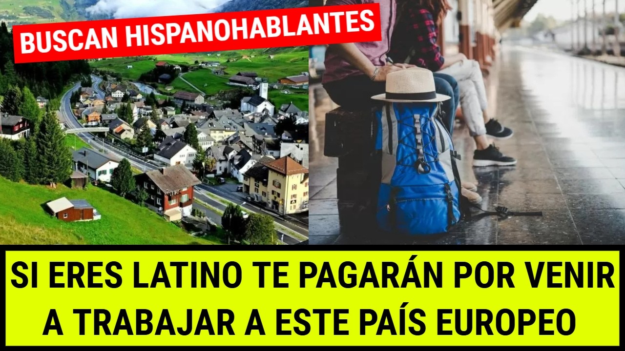 🚨 Este PAÍS de EUROPA busca MIGRANTES LATINOS que quieran trabajar en ESTO