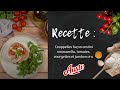 Couppelles faon cestini mozzarella tomates courgettes et jambon cru aoste  recette