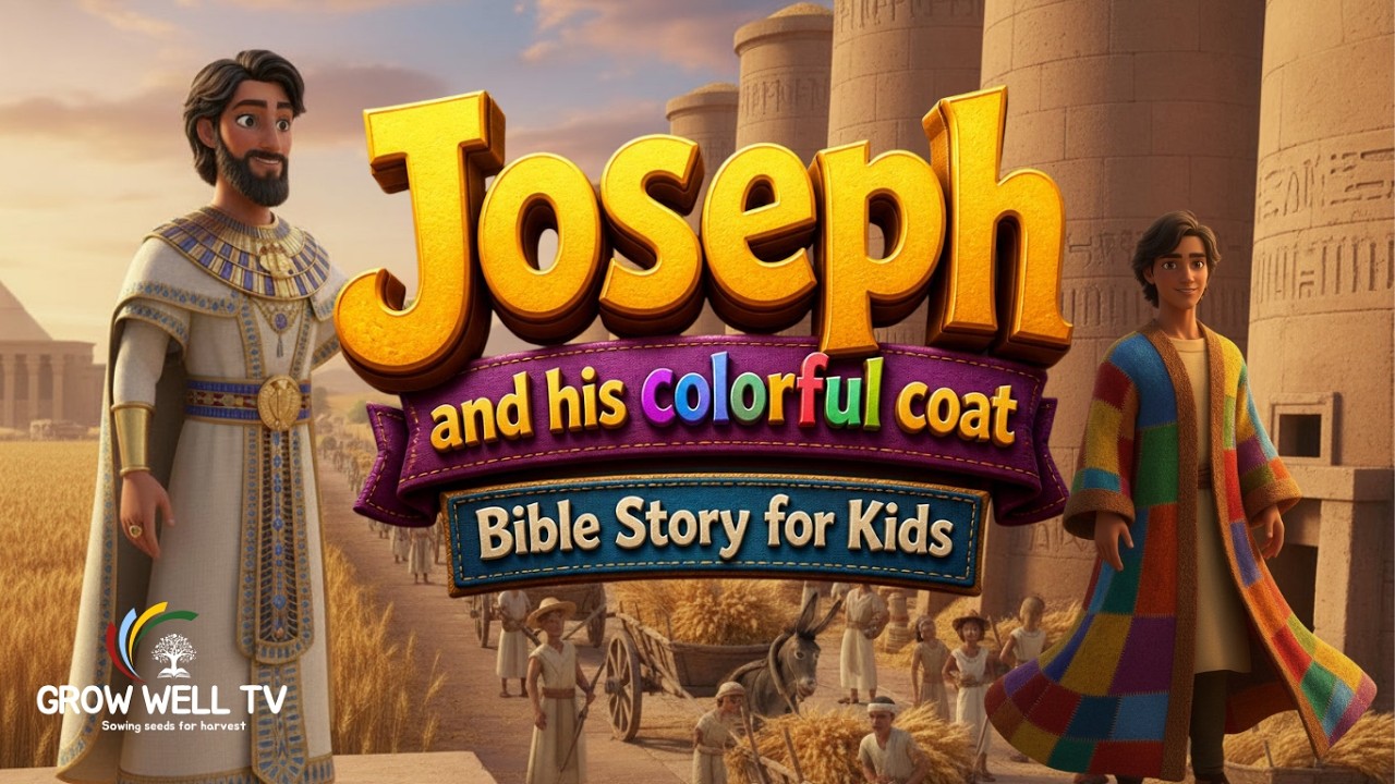 Joseph and his Colorful Coat Bible Story for Kids | Children's Ministry ...