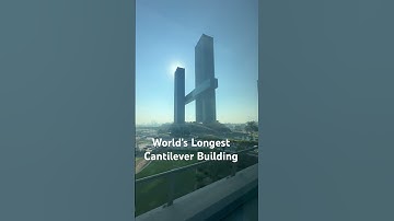 World’s longest cantilever! #du#structuralengineering #construction #architecture