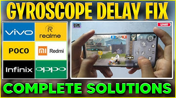New BGMI Gyro Delay Fix VIVO REDMI REALME OPPO POCO| How To Fix Gyroscope Delay in BGMI FixGyroDelay