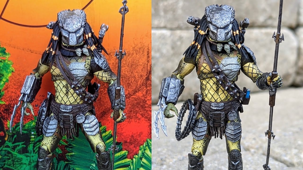 Predator avp wolf predator 4 inch action figure review by hiya