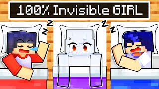 INVISIBLE at the BOYS SLEEPOVER in Minecraft! screenshot 4