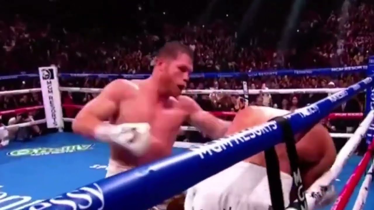 Boxing Knockdown Canelo Alvarez Caleb Plant YouTube