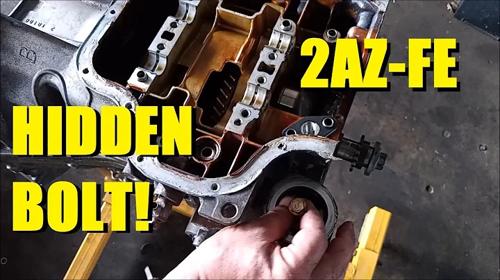 Toyota 2AZ-FE Hidden Bolt For Oil Pan - RAV4 Camry Highlander Scion TC