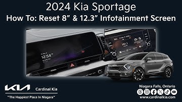 2024 Kia Sportage | How To: Reset 8" & 12.3" Infotainment Screen