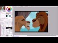 Realistic Colors Mufasa and Scar - TLK Speedpaint