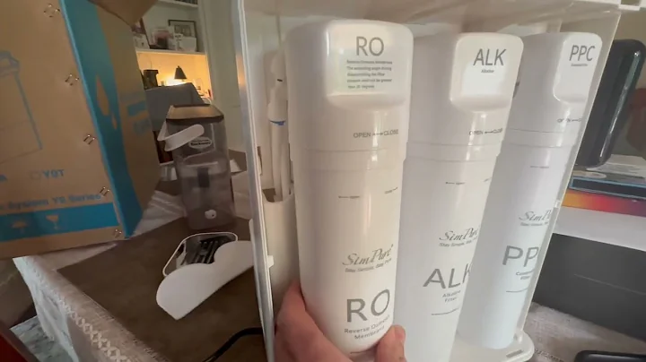 SimPure Y9A UV Countertop Reverse Osmosis Water Filter, Alkaline Remineralization 300 GPD 6 Stage