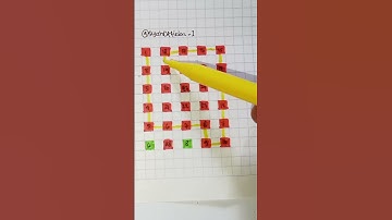 Draw  A Checkered Path With Number 🧐⁉️#shorts #youtubeshorts #art #challenge