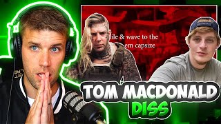 TOM MACDONALD DISS?! | Rapper Reacts to Uphcurch - WHY BOYS (FIRST REACTION)