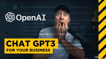 How to use ChatGPT3 and A.I to transform your Video Production Business