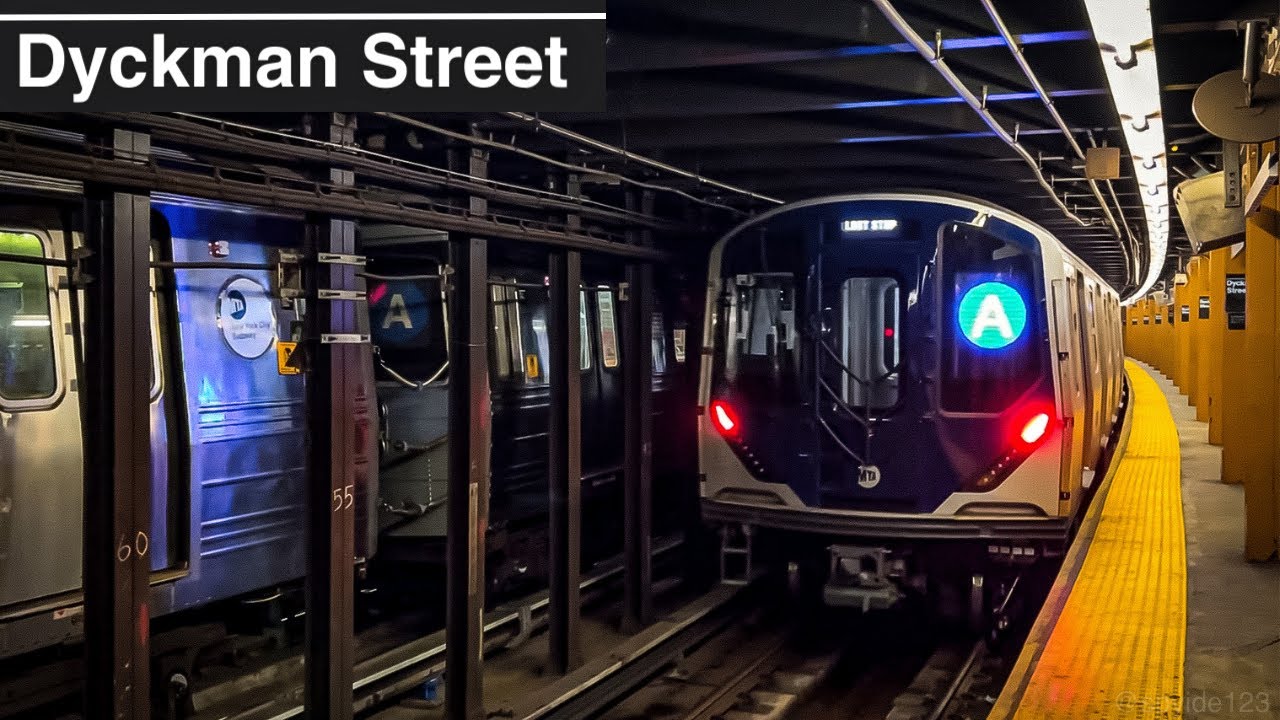 ᴴᴰ⁶⁰ NYC Subway: R46, R179, & R211A (A) Trains w/ NIS R68 @ Dyckman ...