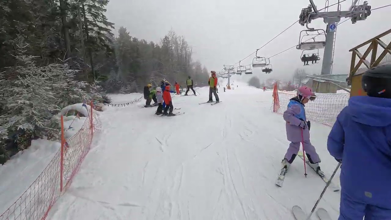 Henryk Ski - Krynica-Zdrój - zjazd z trasy 7+4