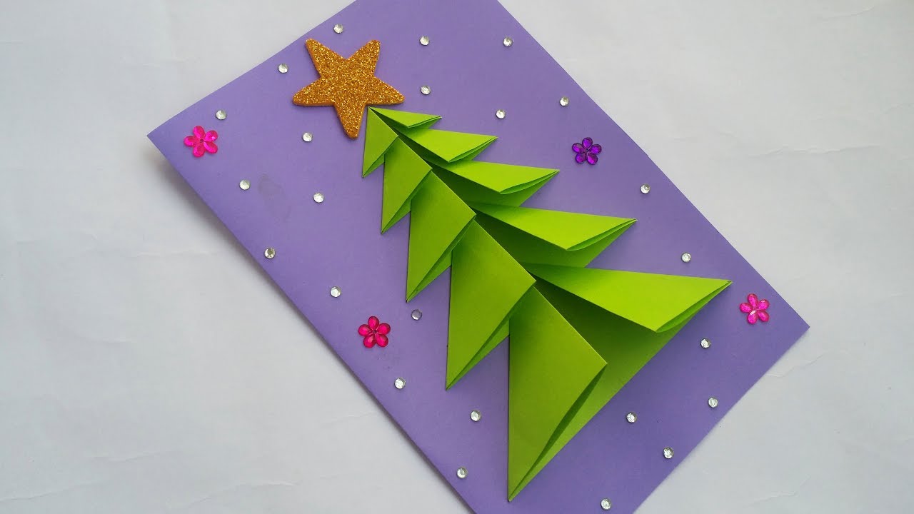 how to make a beautiful christmas greeting card