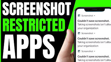 How To Take SCREENSHOTS On RESTRICTED Apps (QUICK & EASY) 2025