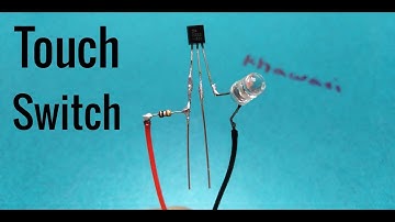 How to make Simple Touch Switch with 2N2222 transistor