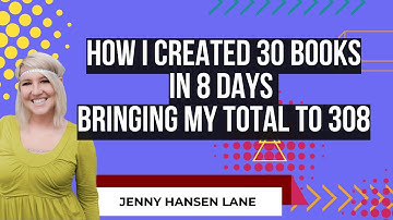 I published 30 books in 8 Days On Amazon KDP JUST COPY ME