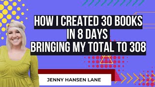 I published 30 books in 8 Days On Amazon KDP JUST COPY ME