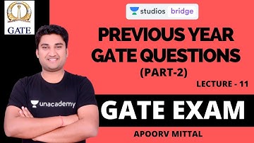 L11: Previous Year GATE Questions (Part-2) | Geotechnical Engineering for GATE 2020 | Apoorv Mittal