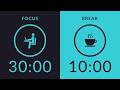 30/10 Pomodoro Timer | No Music 🔔 Bell Only | 2-Hour Study With Me for Deep Focus 🍅