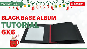 Easy pages | FREE Tutorial | for beginners | using  6x6 paper pad | Scrapbook mini album 2025