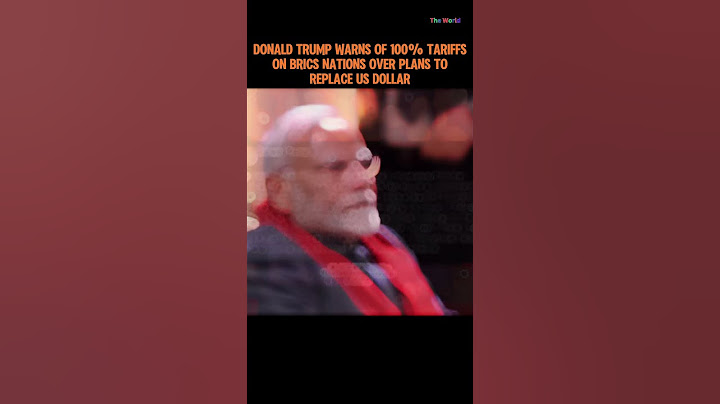 Trump Threatens 100% tariffs on BRICS Nations #trump #brics #usa #tradewar #china #india #russia